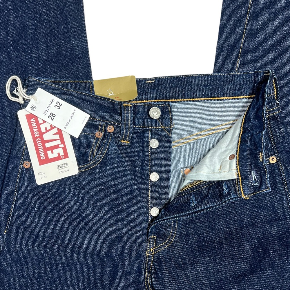 Levi's Vintage Clothing
1947 501 ORIGINAL FIT SELVEDGE JEANS Reproduction 28x32 - Picture 4 of 16